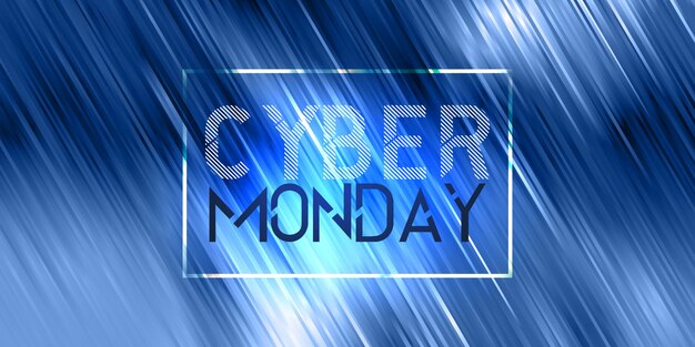 Cyber Monday sale banner design