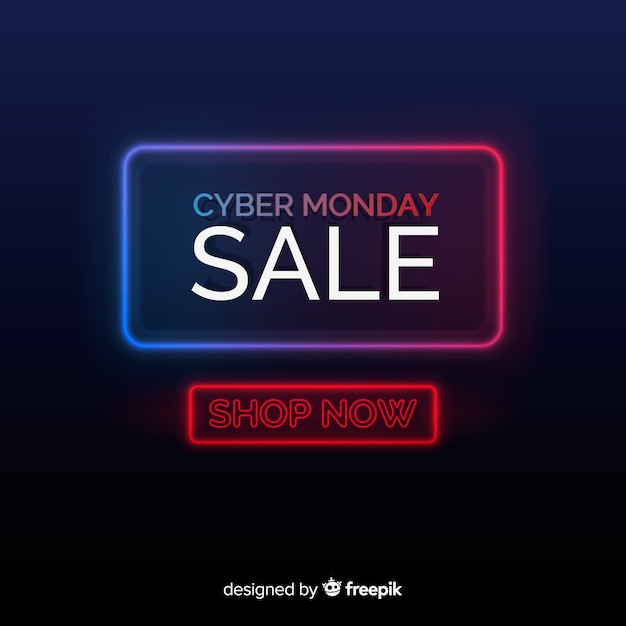 Cyber monday sale banner