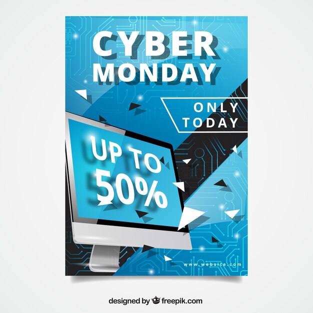 Cyber monday sale brochure