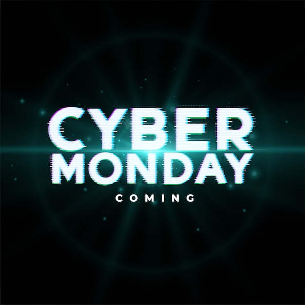 Cyber monday upcoming sale event banner design