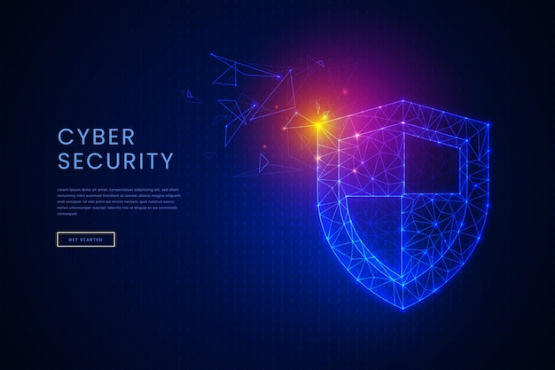 Cyber security concept