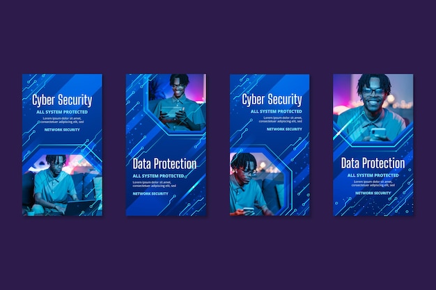 Cyber security instagram stories