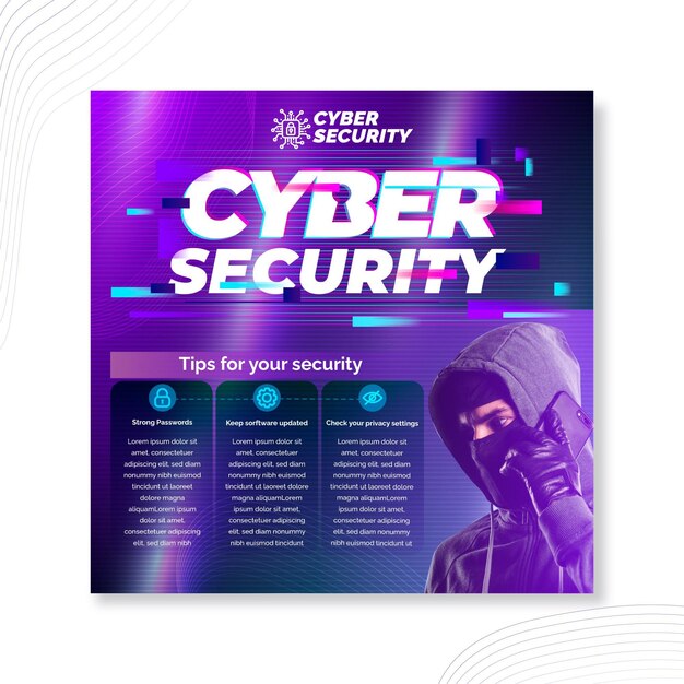 Cyber security squared flyer