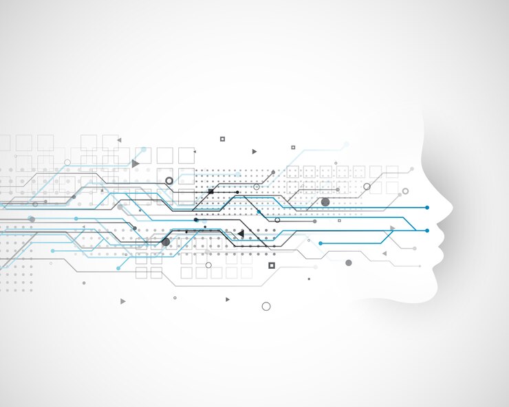 Free Vector cyber technology concept design 