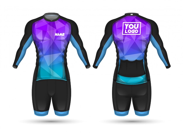 Premium Vector | Cycle jersey shirt design