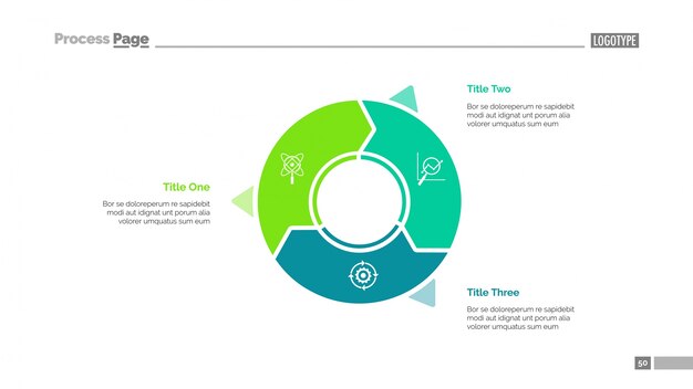 Cycling diagram slide template