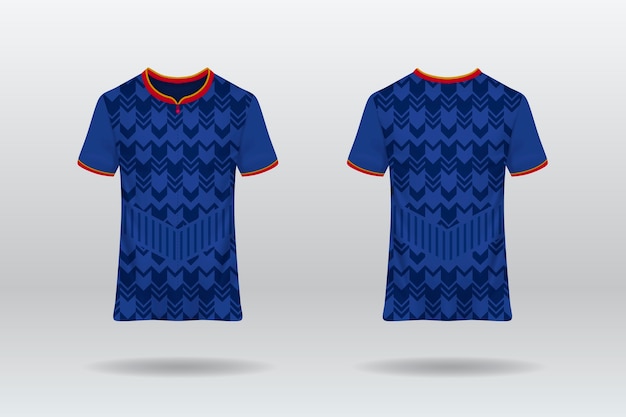 Free vector cycling  jersey pattern design