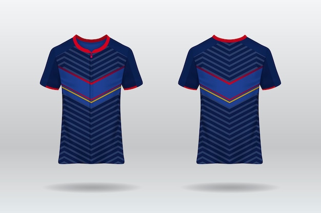 Free vector cycling  jersey pattern design