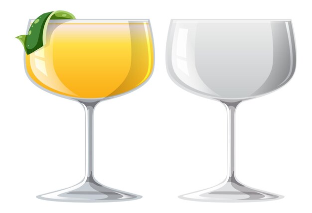 Daiquiri cocktail in the glass