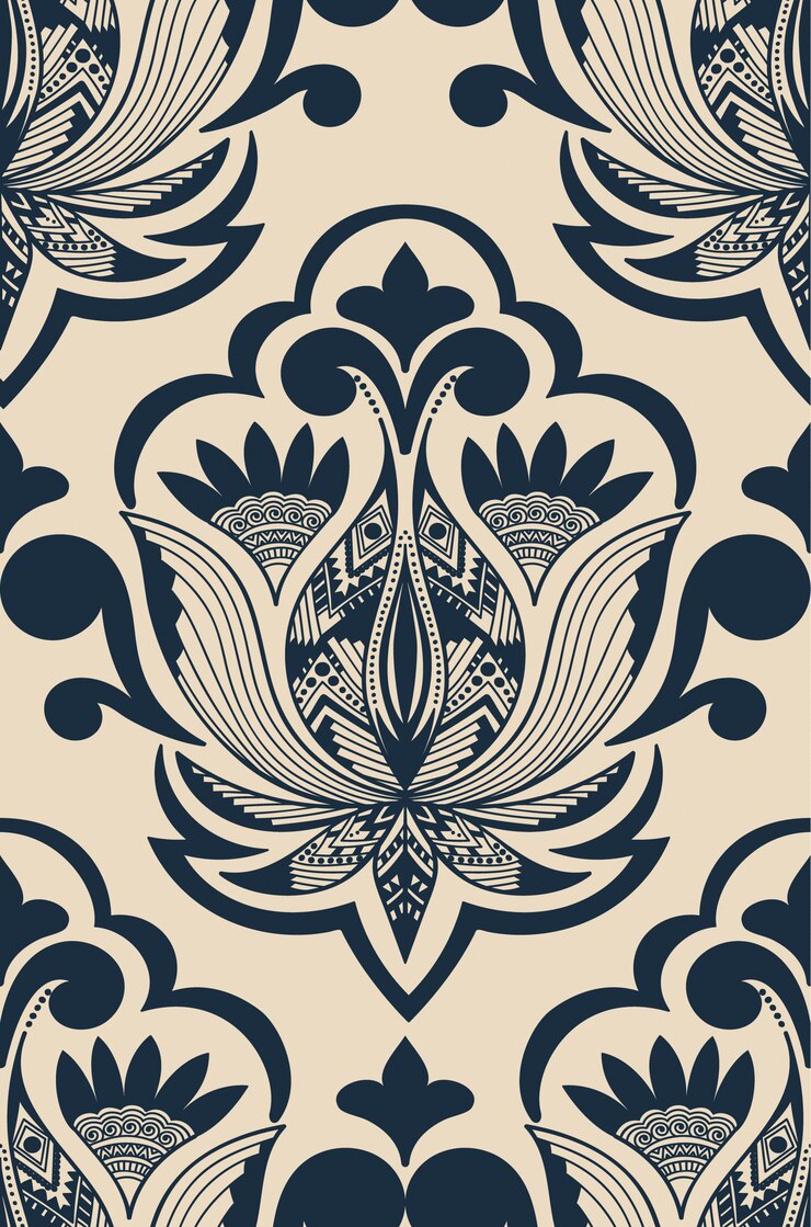 Free Vector damask abstract illustration