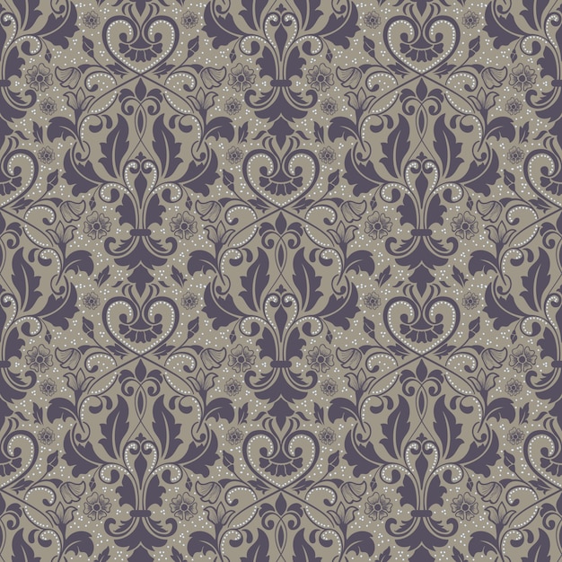 damask seamless pattern background