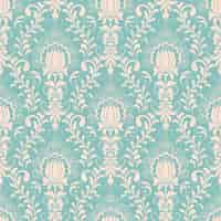 Free vector damask seamless pattern background