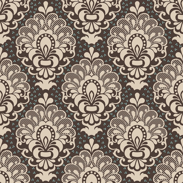 damask seamless pattern background