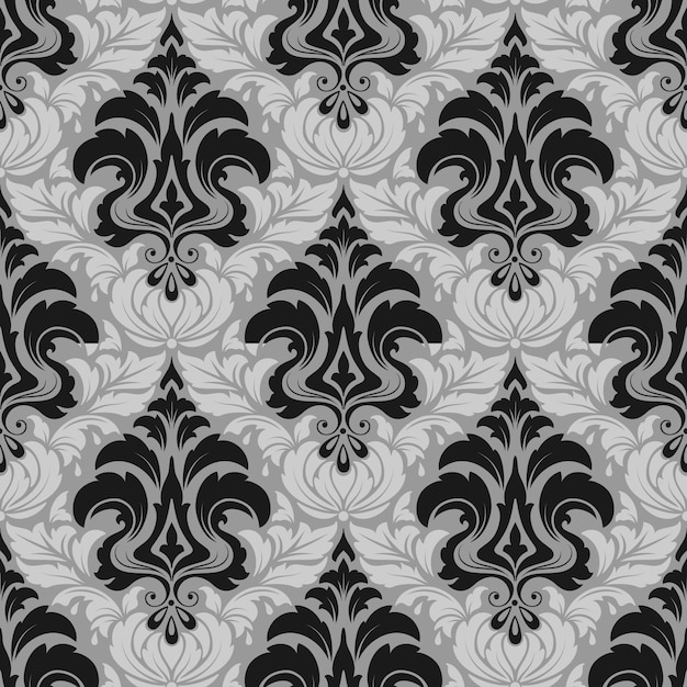 damask seamless pattern background