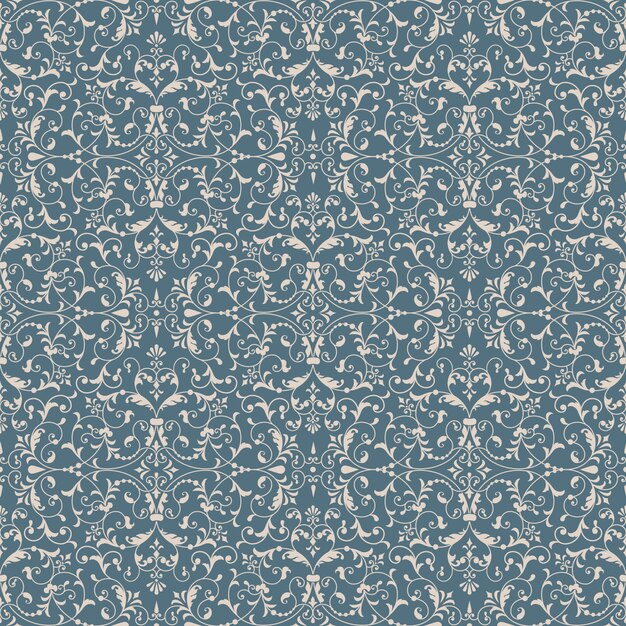 damask seamless pattern background