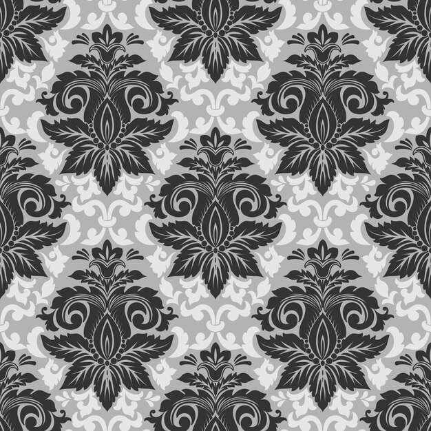 damask seamless pattern background