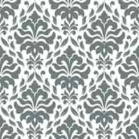 Free vector damask seamless pattern background