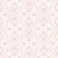 Free vector damask seamless pattern background