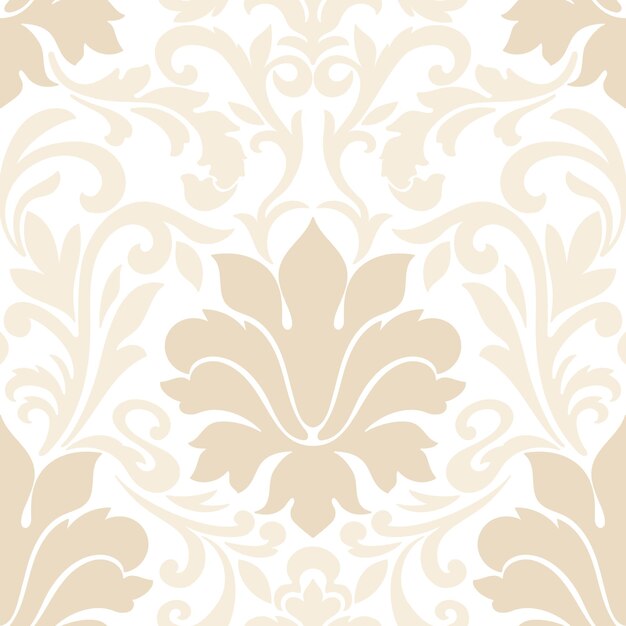 damask seamless pattern. Classical luxury old fashioned damask ornament