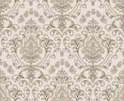 Free vector damask seamless pattern element vector classical luxury old fashioned damask ornament royal victorian seamless texture for wallpapers textile wrapping vintage exquisite floral baroque template