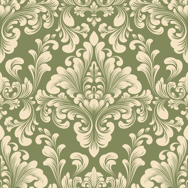 Damask seamless pattern element