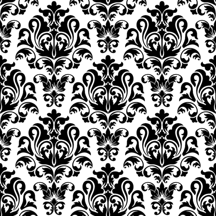 Free Vector damask seamless pattern