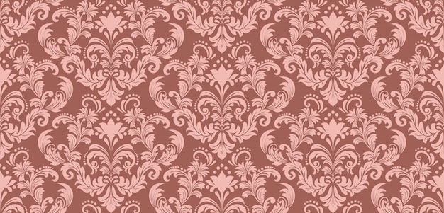 Damask seamless pattern