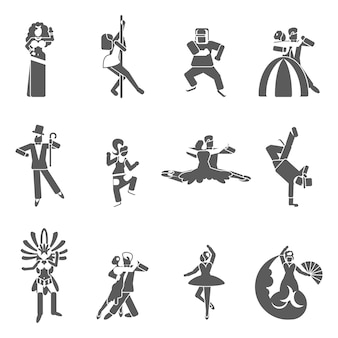 ダンスアイコンフラット 無料のベクター ダンスアイコンフラット 無料のベクター