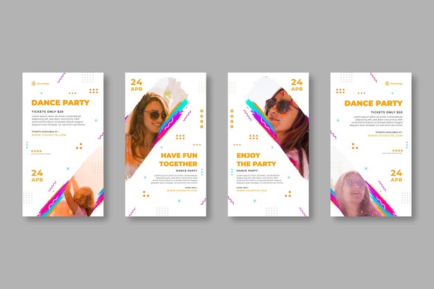 Dancing instagram stories collection