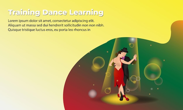 Free vector dancing learning party