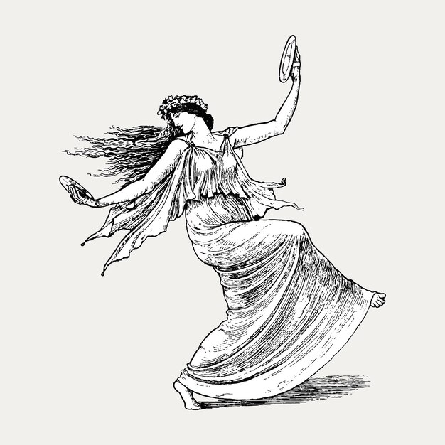 Dancing nymph