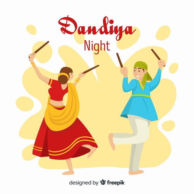 Dandiya dancers