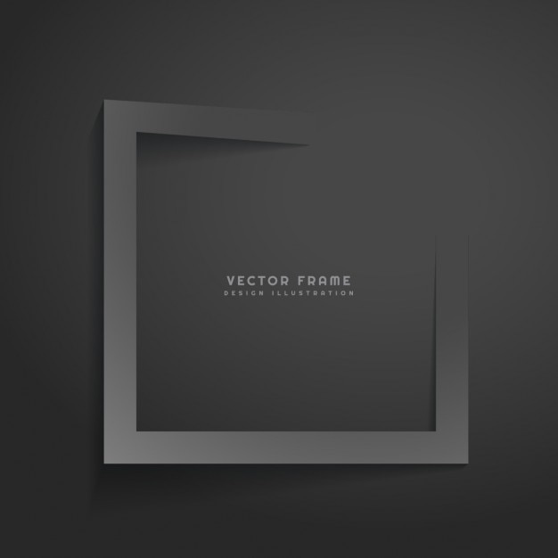 Dark abstract frame