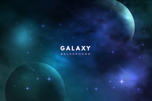 Dark abstract galaxy background 