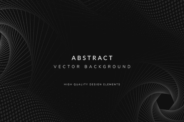 Free vector dark abstract tech background