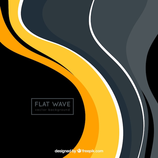 Dark background of modern waves