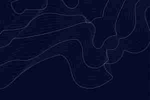 Free vector dark background with contour lines