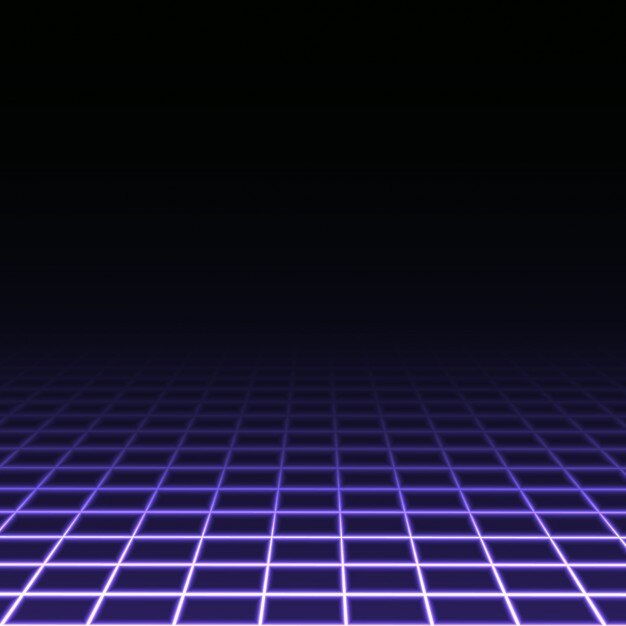 Dark background with purple squares