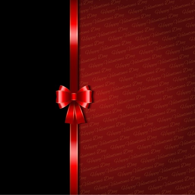 Dark background with a red bow 