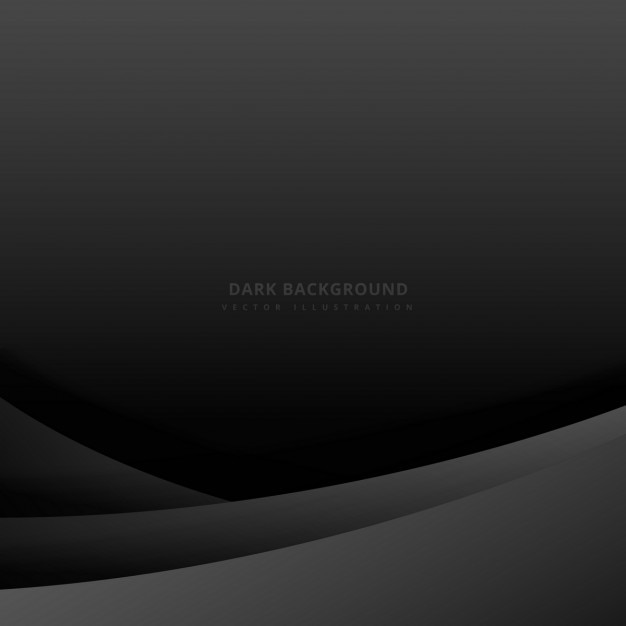 Free Vector dark background with simple wave