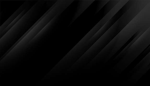 Free vector dark black background design with stripes