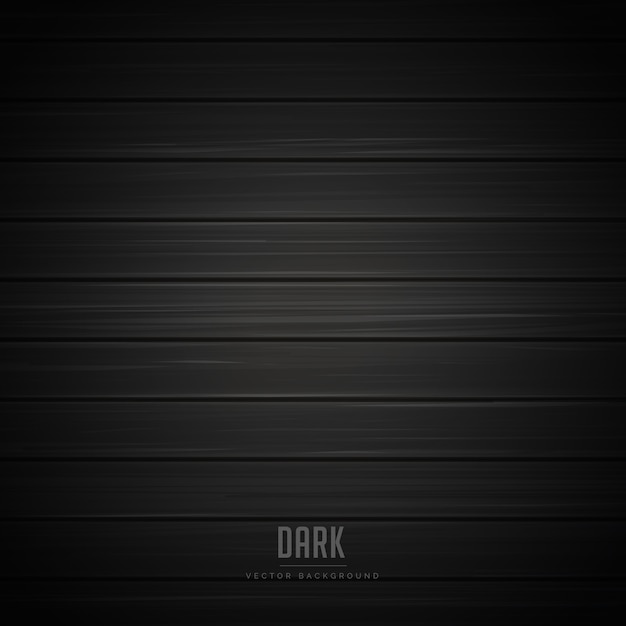 Dark Black Wooden Texture Background – Free Vector Template Download