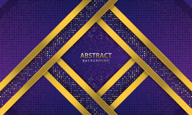 Dark blue abstract background. texture with line gold and glitters decoration. realistic vector illustration.