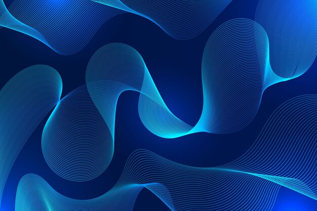 Dark blue wavy background