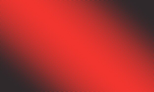 dark border halftone gradient in red background