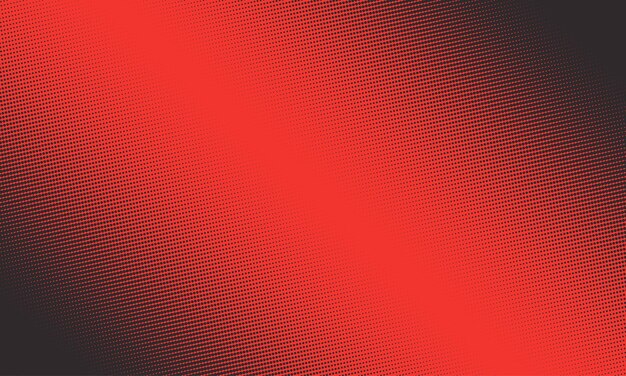 빨간색 배경의 어두운 테두리 하프톤 그라디언트