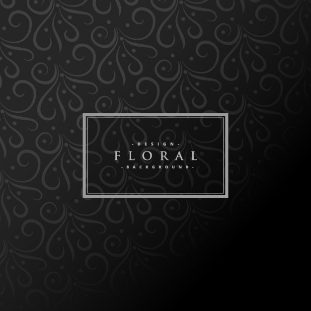 Dark floral background