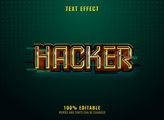 Dark gold green hacker screen text effect