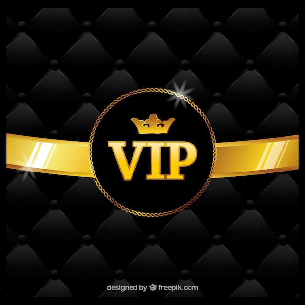 Dark and golden vip background