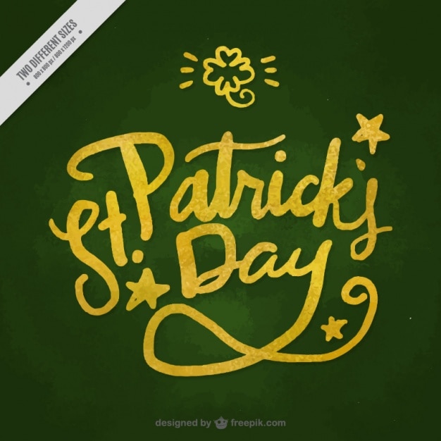 Free vector dark green saint patrick's day background